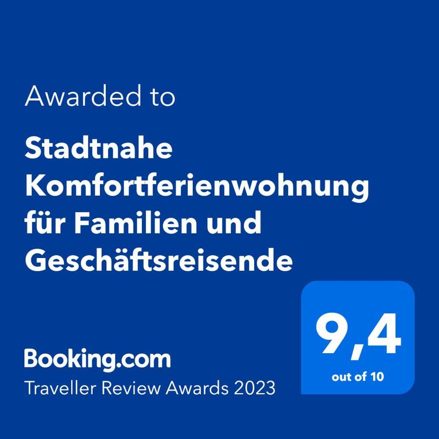 Stadtnahe Komfortferienwohnung Fuer Familien Und Geschaeftsreisende Χιλντεσχάιμ Εξωτερικό φωτογραφία